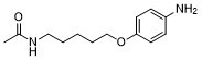 Acetamide, N-(5-(p-aminophenoxy)pentyl)- 100800-28-0